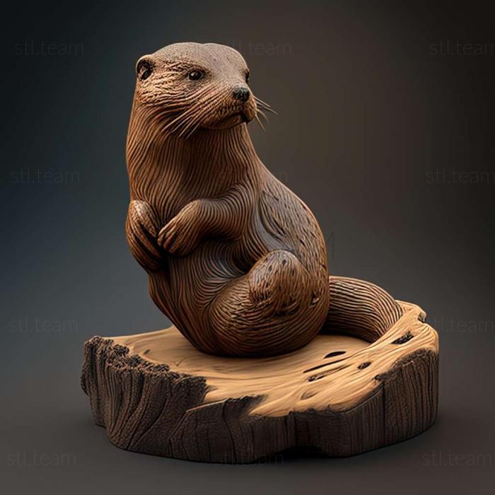3D model otter (STL)